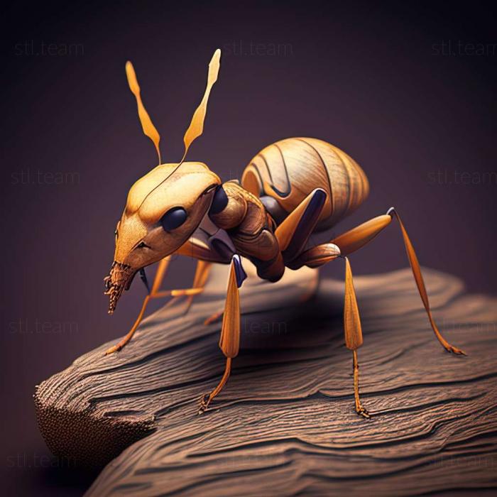 3D model Camponotus kiusiuensis (STL)